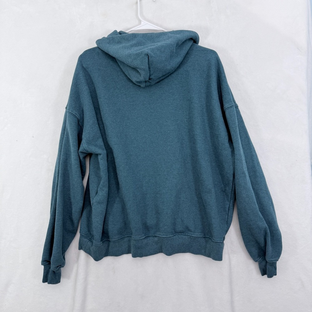 Gymshark Hoodie Womens M Blue Pullover Oversized Heavyweight Sweatshirt - Picture 8 of 8